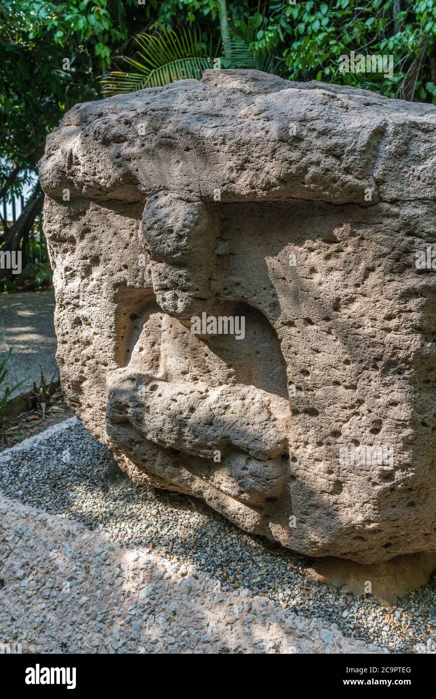 Altar 2 from the Olmec ruins of La Venta. Preclassic Period (700400 B