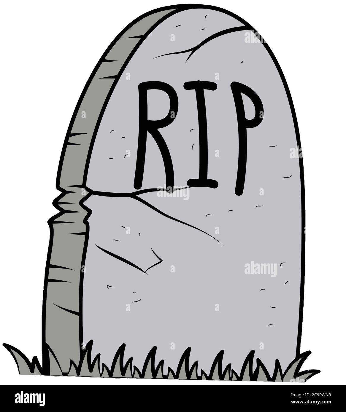 Grave, RIP Hand Drawn Halloween Illustration 12589327 PNG