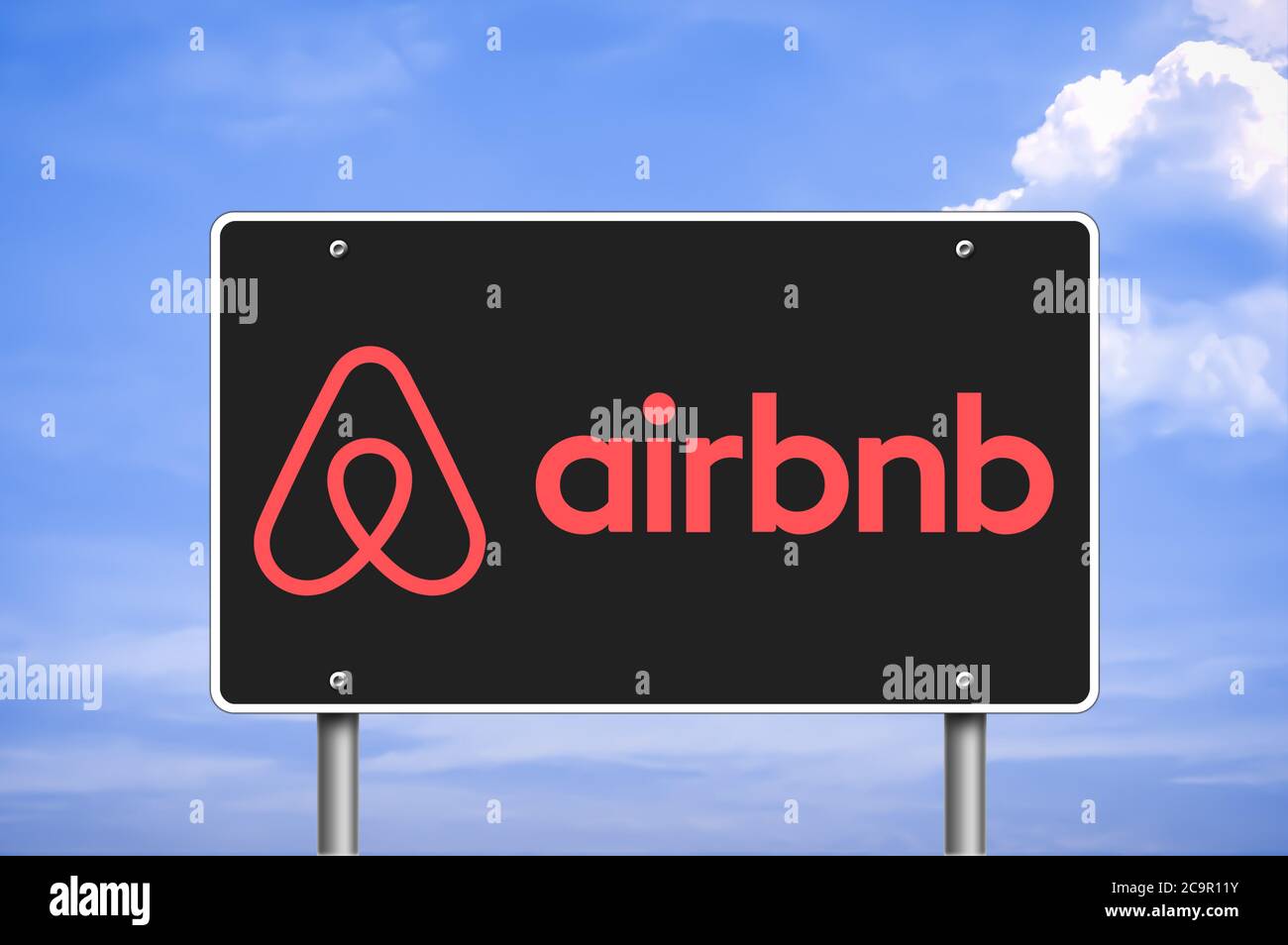 Airbnb logo hires stock photography and images Alamy