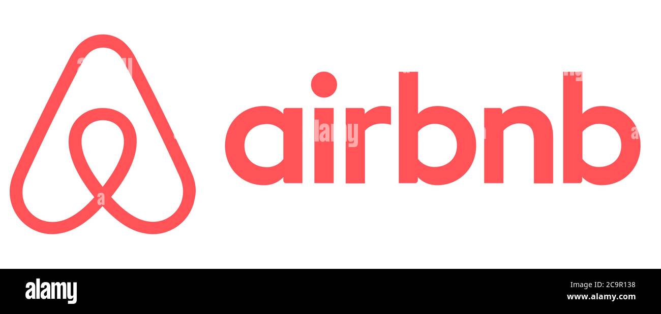 Airbnb Logo Stock Photo Alamy