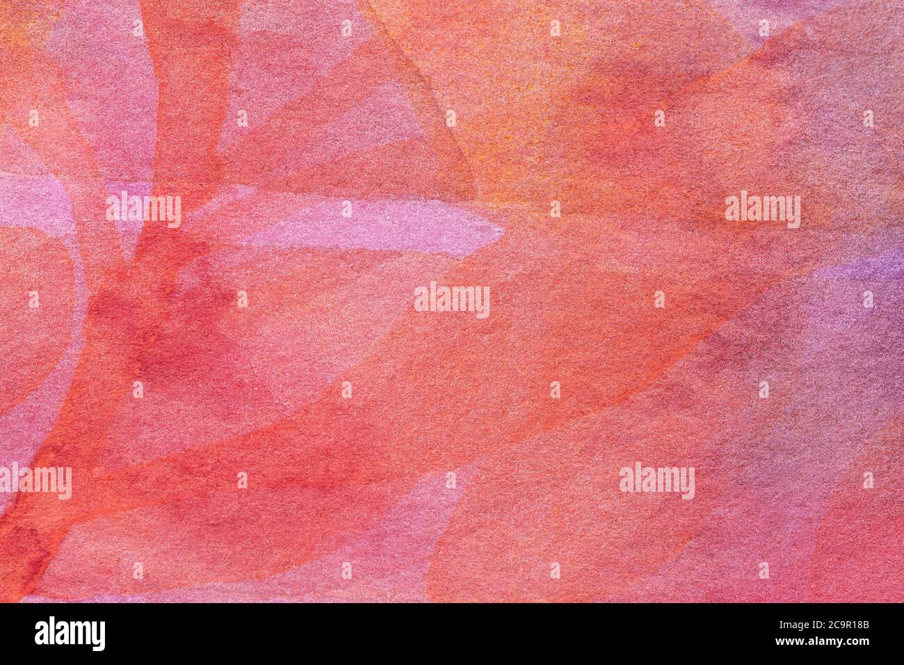 Abstract art background dark red and pink colors. Watercolor painting ...
