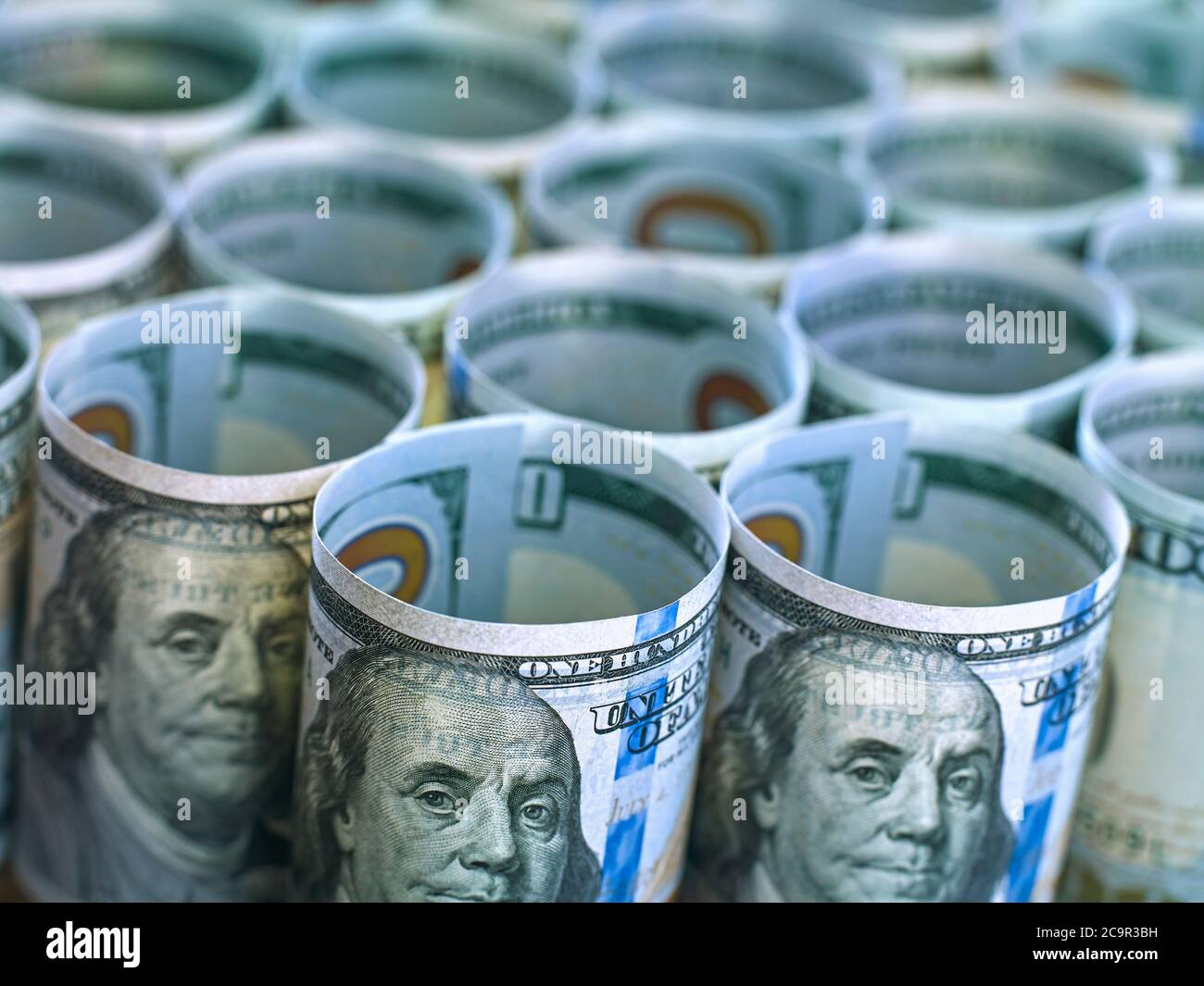 Dollar rolls Stock Photo Alamy