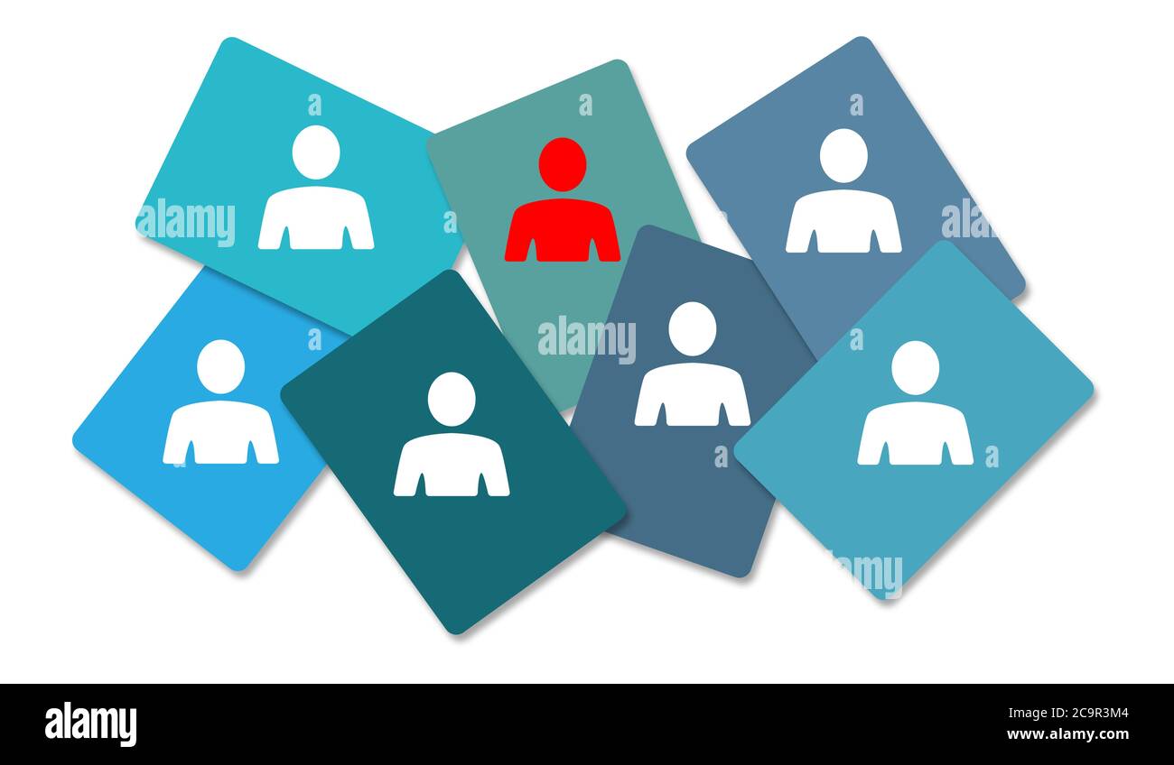 Illustration of a leadership concept Stock Photo - Alamy