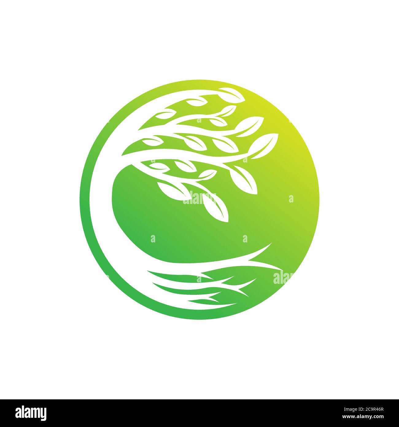 Tree Logo design vector illustration. Abstract Tree Logo vector in ...