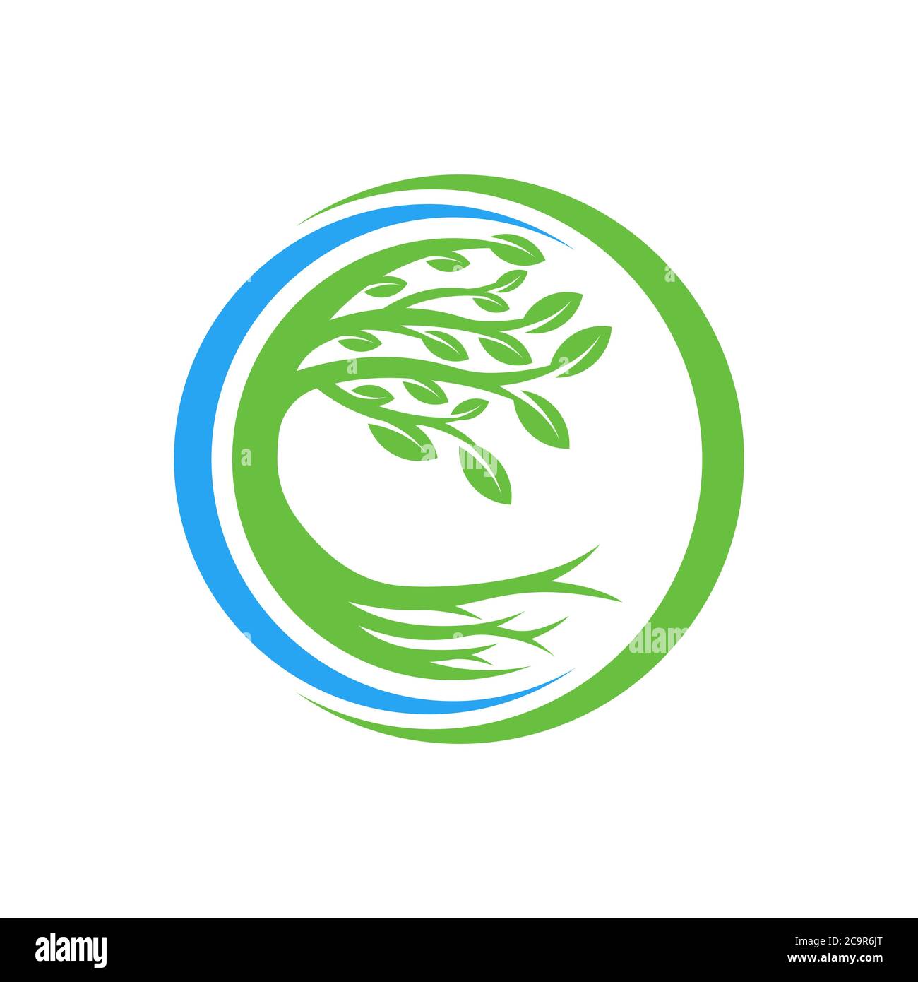 Tree Logo design vector illustration. Abstract Tree Logo vector in ...