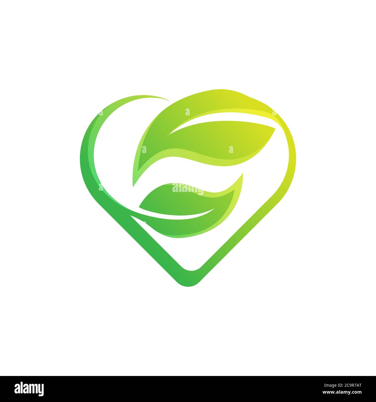 Leaf icon design vector illustration. Abstract Leaf icon vector concept ...