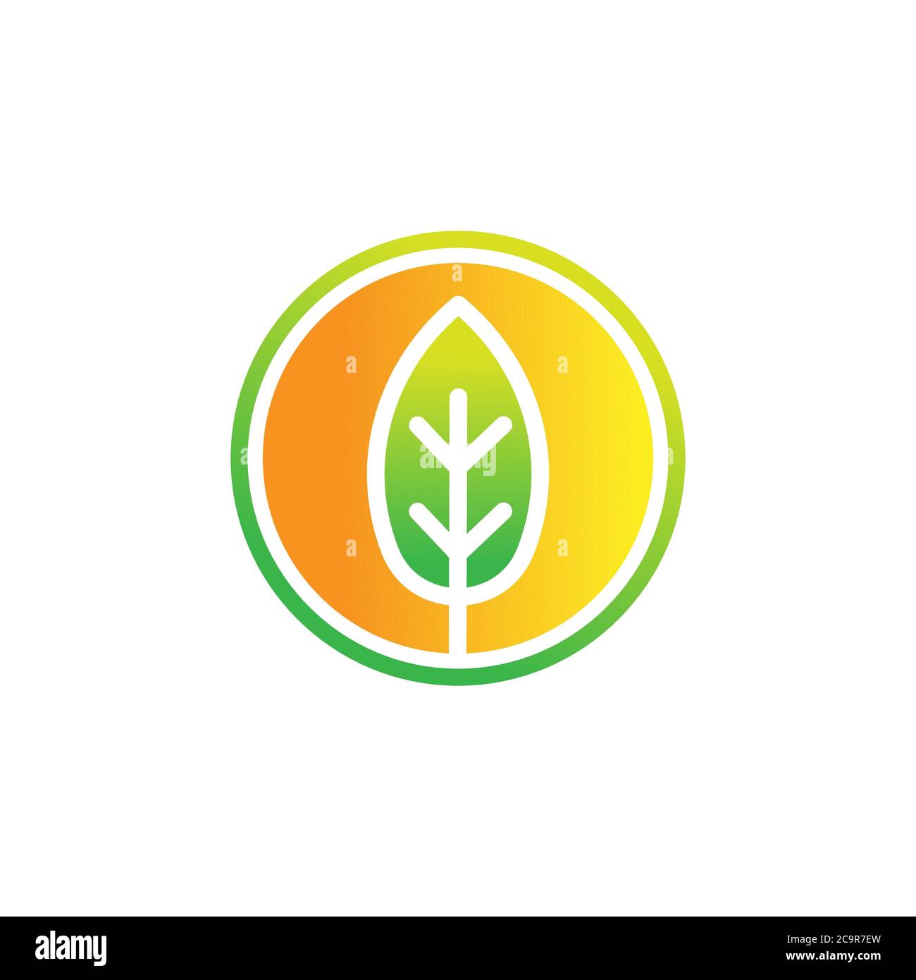 Leaf icon design vector illustration. Abstract Leaf icon vector concept ...