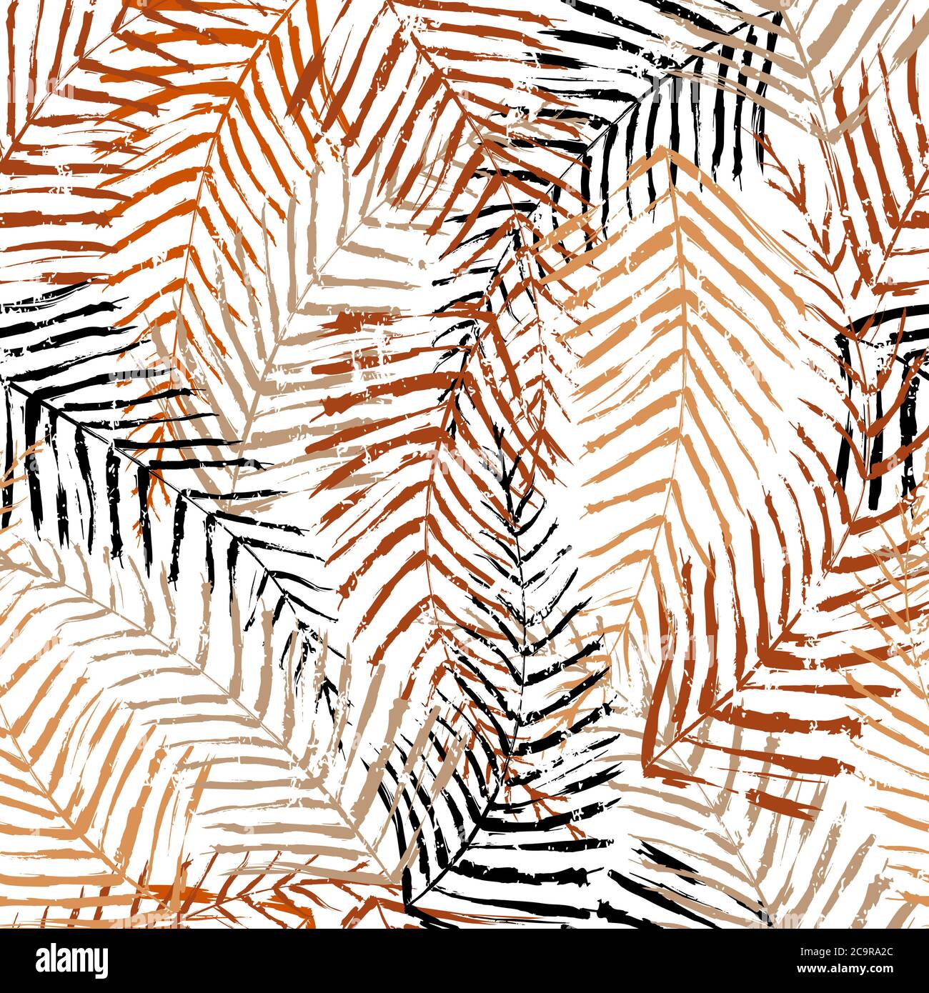 seamless background pattern, with brush strokes and splashes Stock Vector