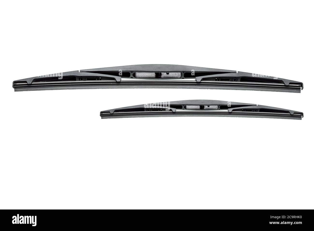 windshield wipers for cars isolated on a white background Stock Photo