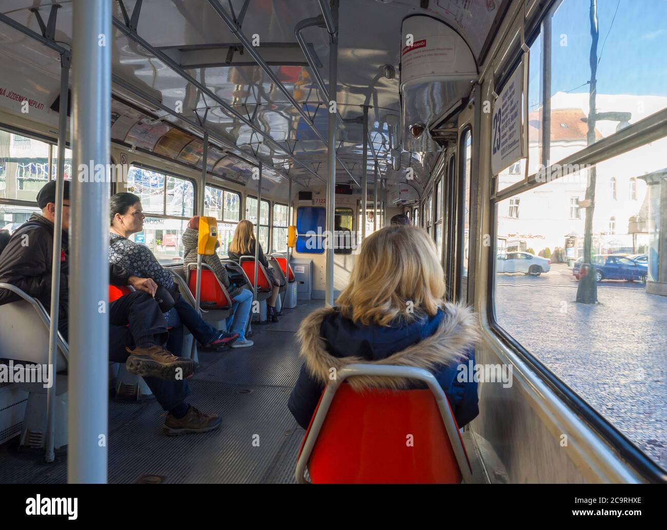 Modern Tram Interior High Resolution Stock Photography and Images - Alamy