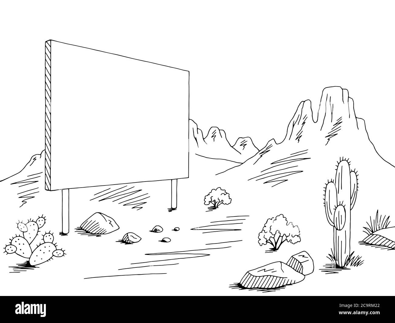 Mock desert Stock Vector Images - Alamy