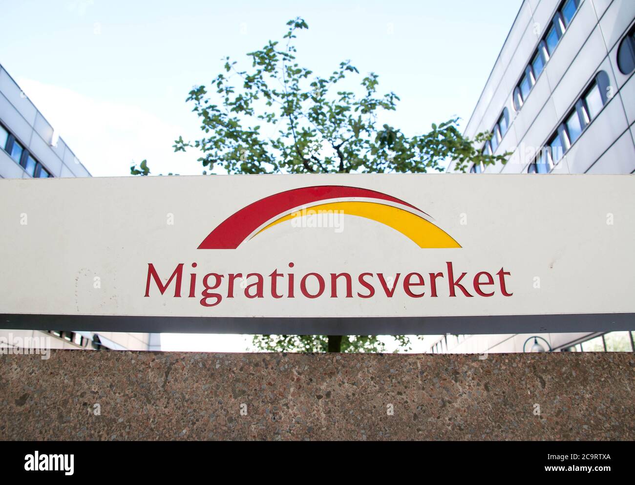 The head office of The Swedish Migration Agency (Swedish Migrationsverket; previous English