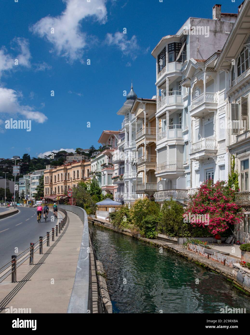Arnavutkoy Neighborhood in Besiktas district of Istanbul, Turkey Stock Photo