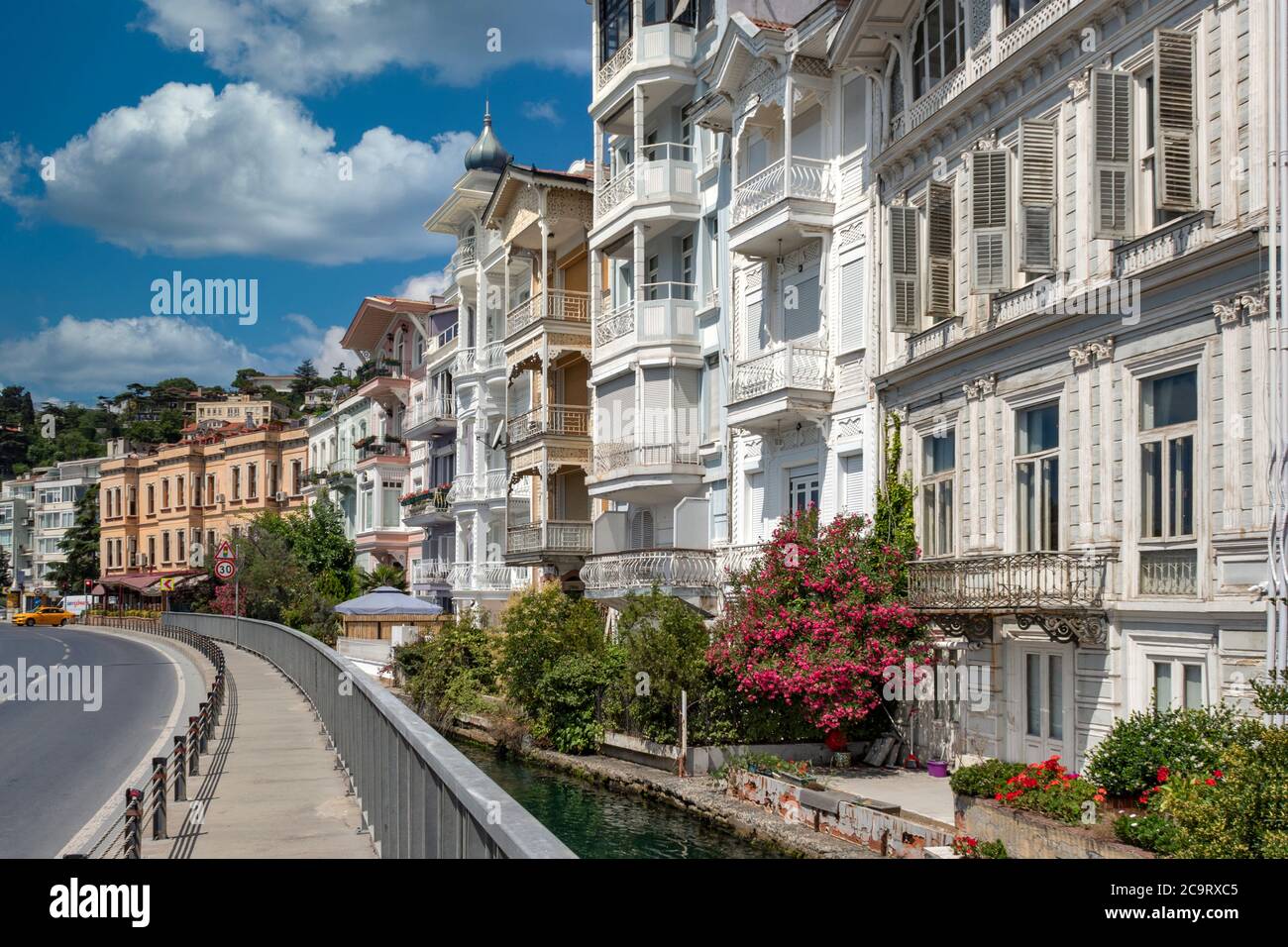 Arnavutkoy Neighborhood in Besiktas district of Istanbul, Turkey Stock Photo