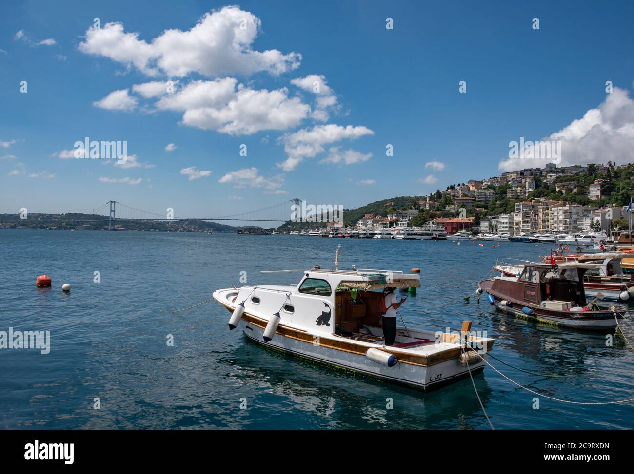 Arnavutkoy Neighborhood in Besiktas district of Istanbul, Turkey Stock Photo