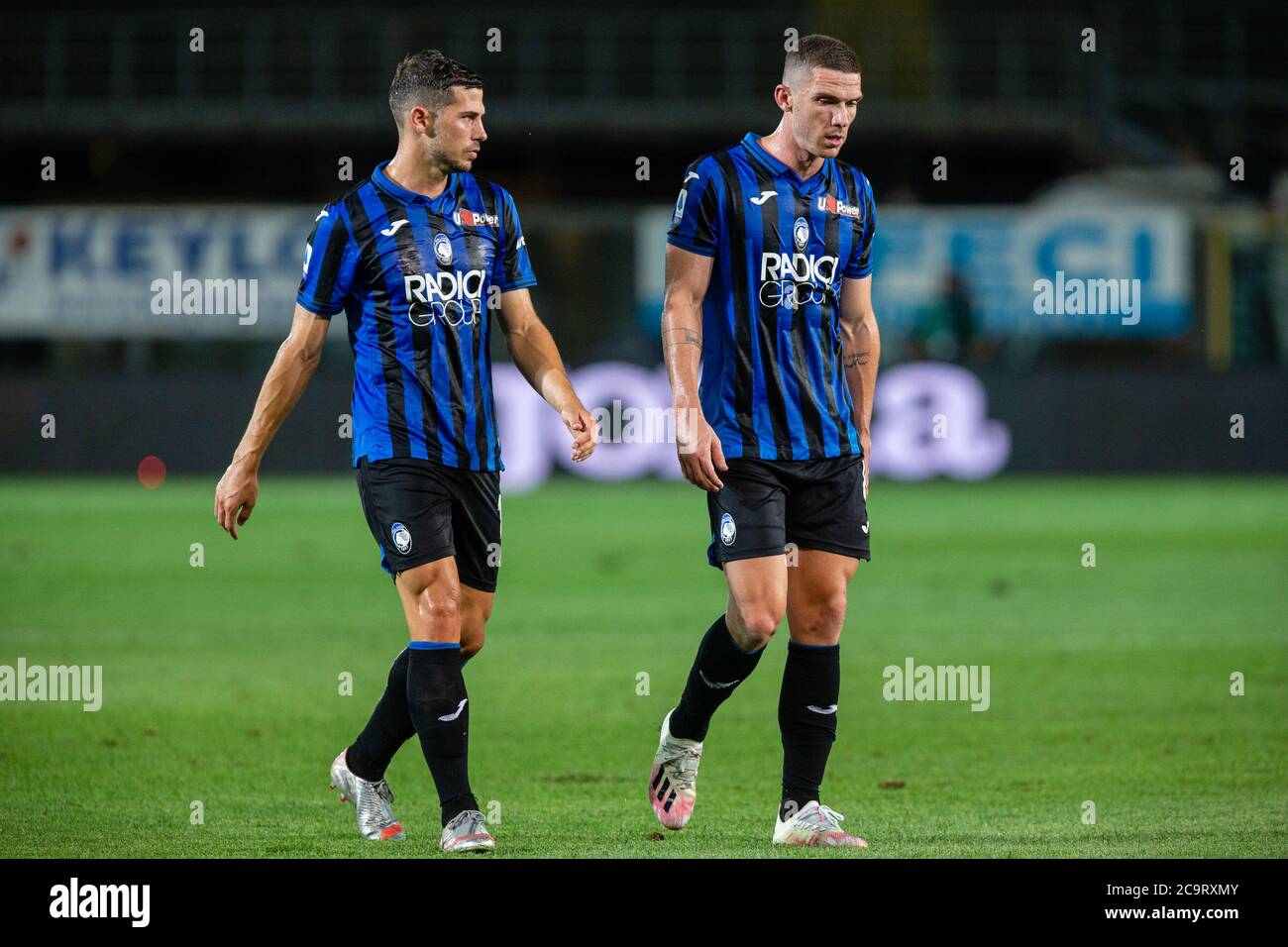 Robin Gosens (Atalanta) e Remo Freuler (Atalanta) during Atalanta  Bergamasca Calcio vs FC Internazionale, italian Serie A soccer match,  bergamo, Italy Stock Photo - Alamy