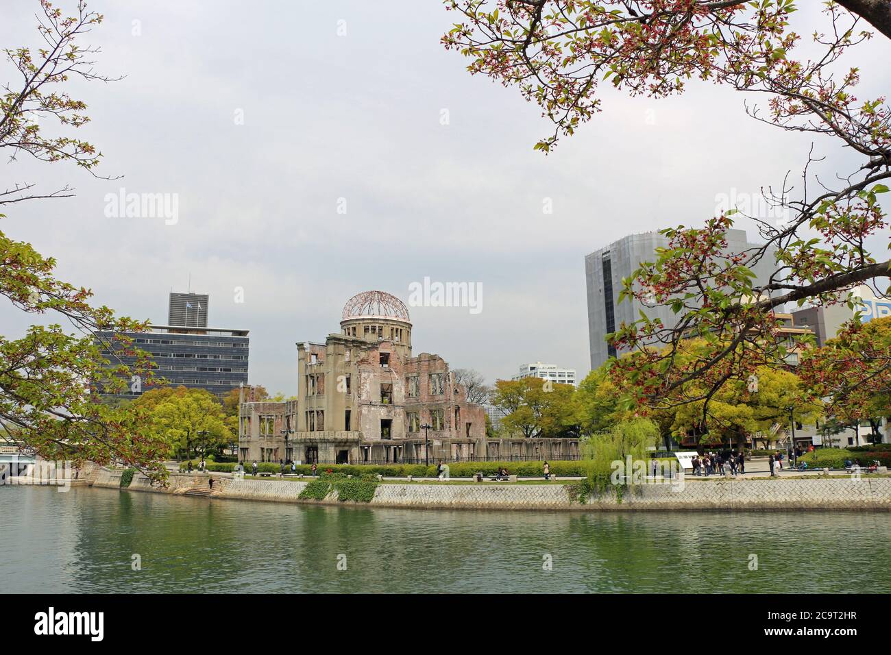 Hiroshima Peace Memorial Japan atomic bomb Stock Photo