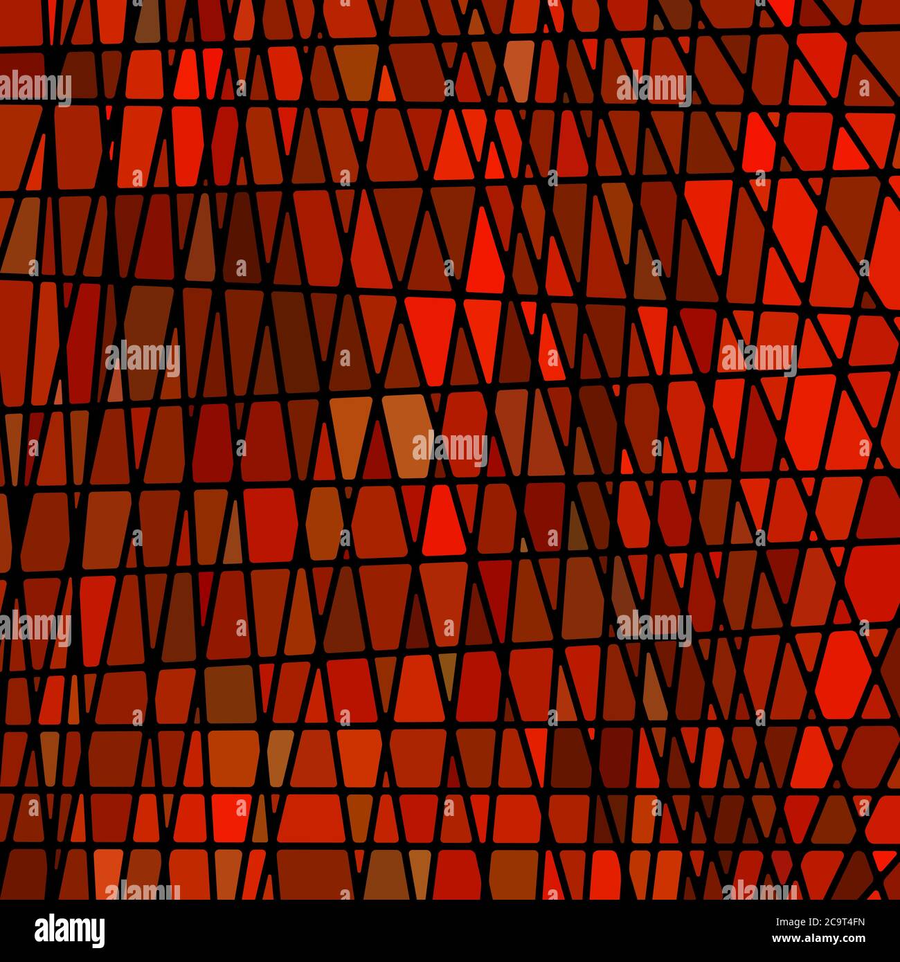 abstract vector stained-glass mosaic background - bright red Stock ...