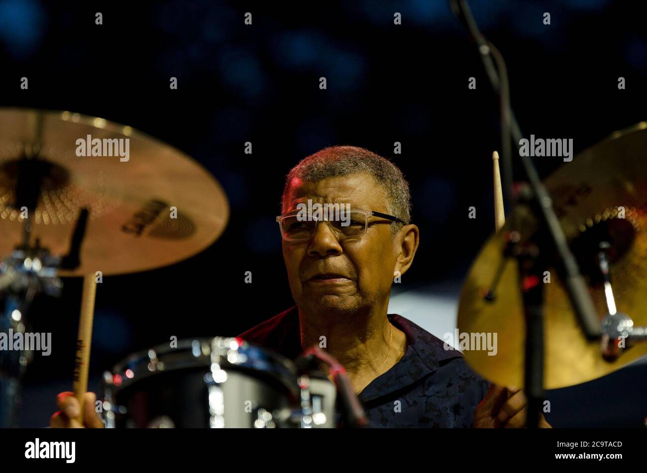 American drummer and NEA Jazz Master Jack performing at the