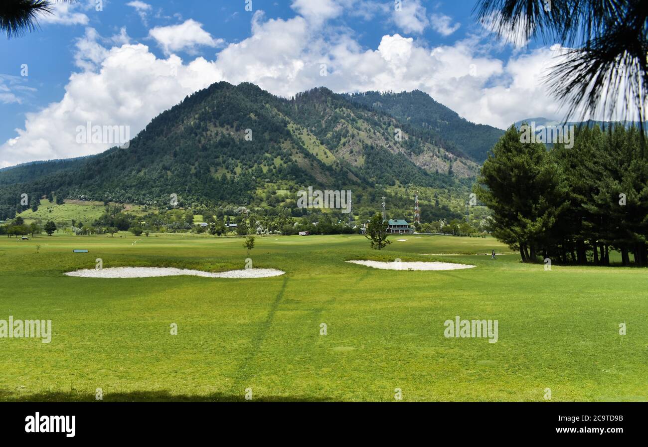 An eye catching view of landscape at Kashmir India Stock Photo Alamy