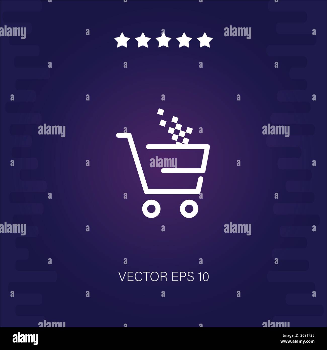 cartgraphic vector icon Stock Vector