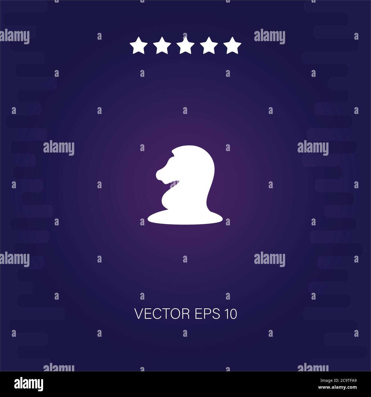 chesshorse vector icon Stock Vector
