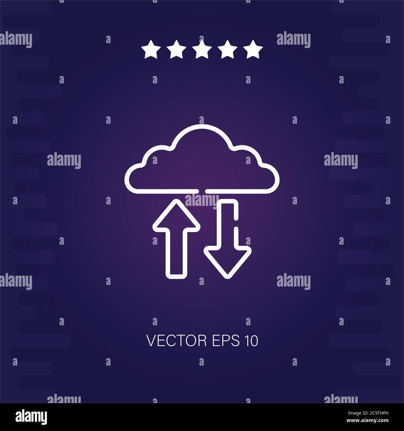 cloud vector icon Stock Vector Image & Art - Alamy