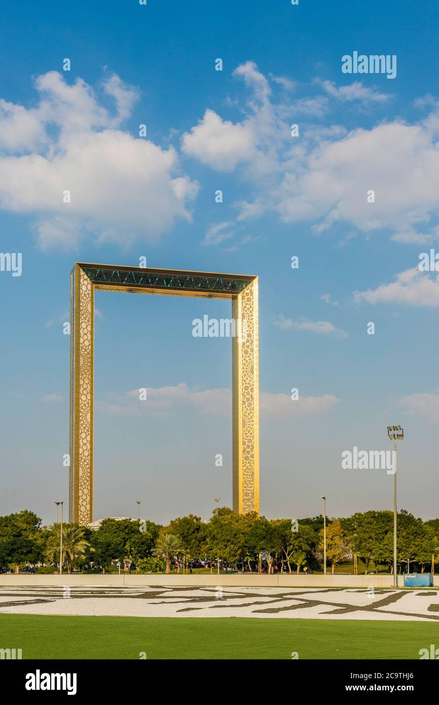 A typical scene in Dubai UAE Stock Photo