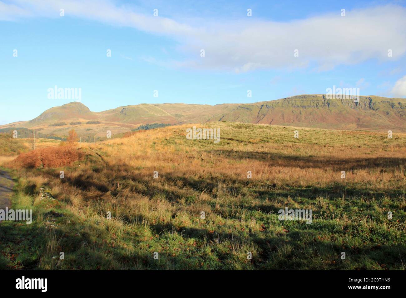 Entlang des West Highland Ways im November in Schottland. Stock Photo