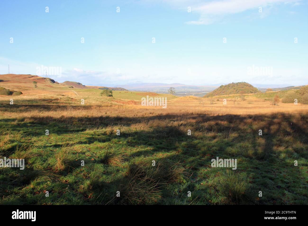Entlang des West Highland Ways im November in Schottland. Stock Photo