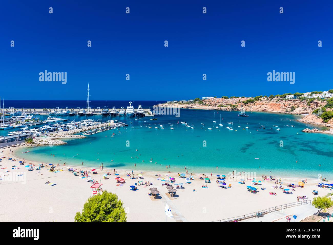 Port Adriano Mallorca Spain 23 July Tourists Enjoying Summer Day On The Popular City Beach Stock Photo Alamy Port Adriano Mallorca Spain 23 July Tourists Enjoying Summer Day On The Popular City Beach Stock Photo Alamy