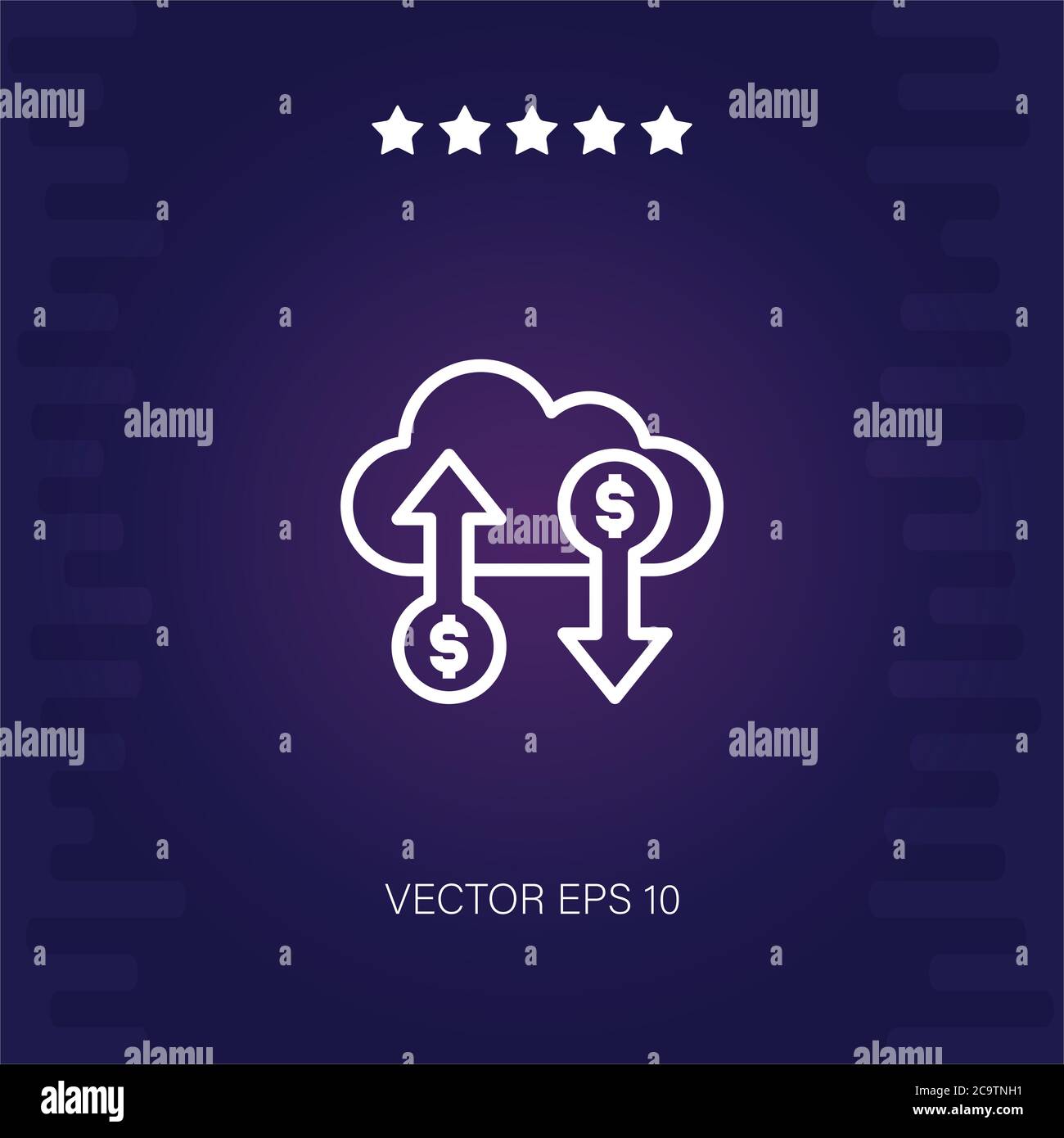 cloud vector icon Stock Vector Image & Art - Alamy