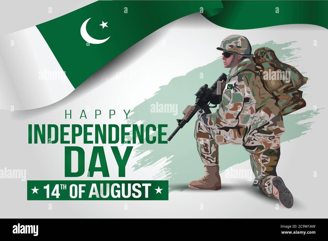 illustration of 14th of august background for Happy Independence ...