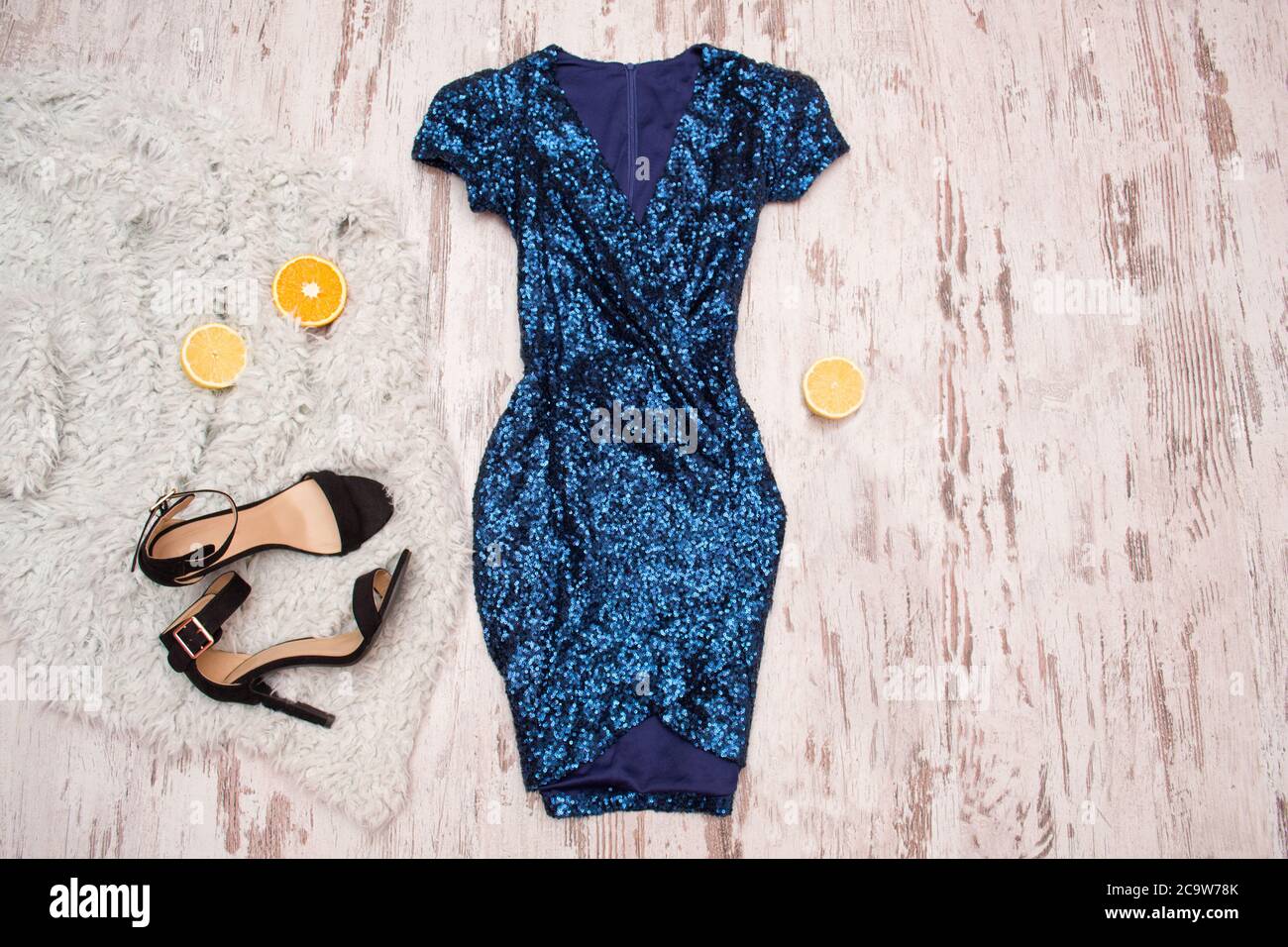 Orange and black dress hi-res stock photography and images - Alamy