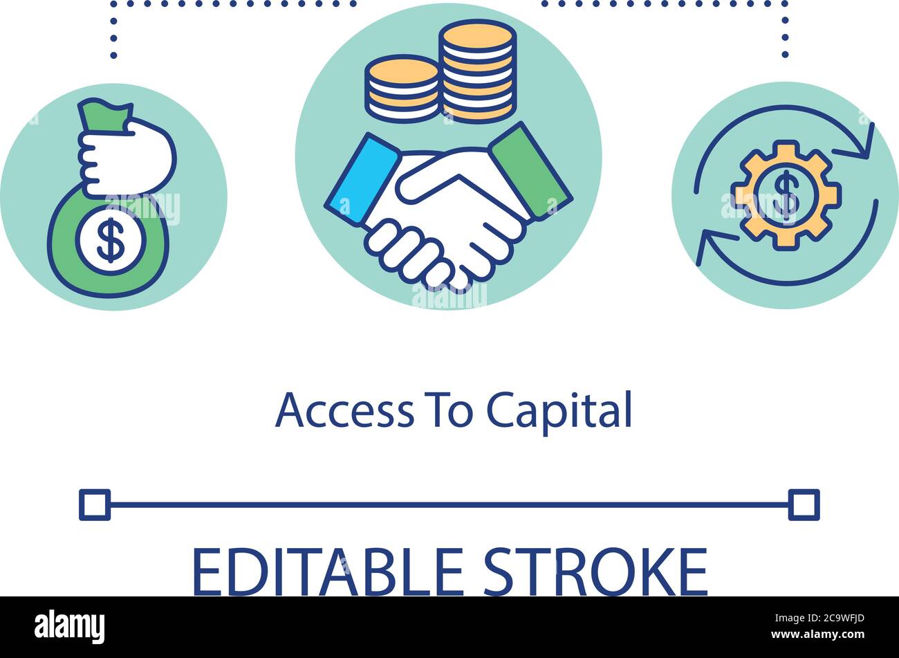 Access to capital Stock Vector Images Alamy