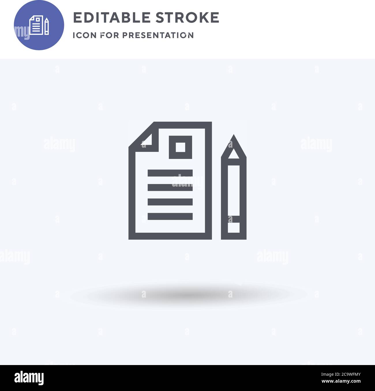 Note icon vector, filled flat sign, solid pictogram isolated on white ...
