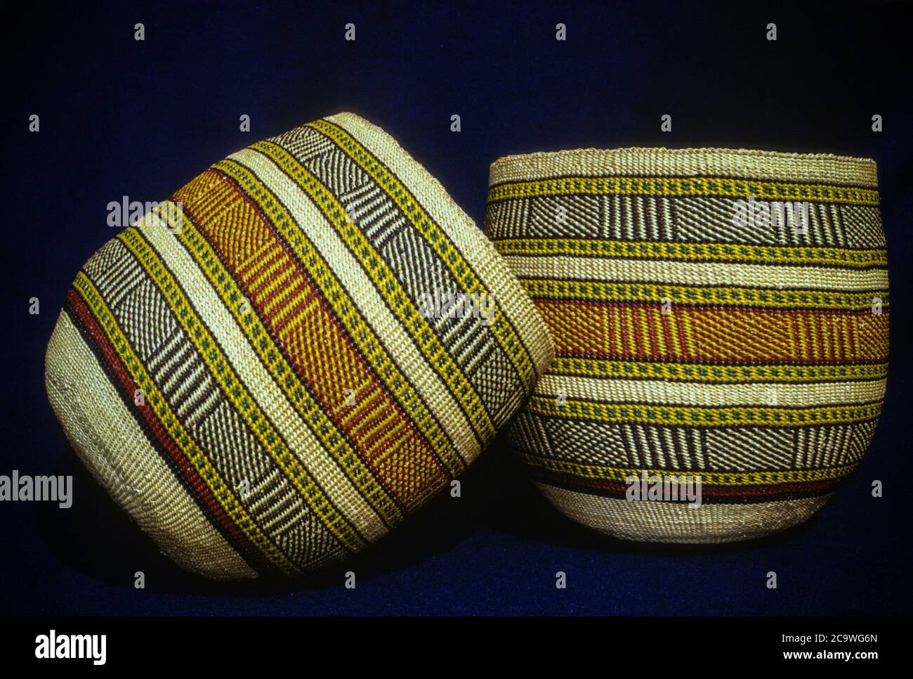 Accra, Ghana. Handwoven Ghanaian Baskets Stock Photo Alamy