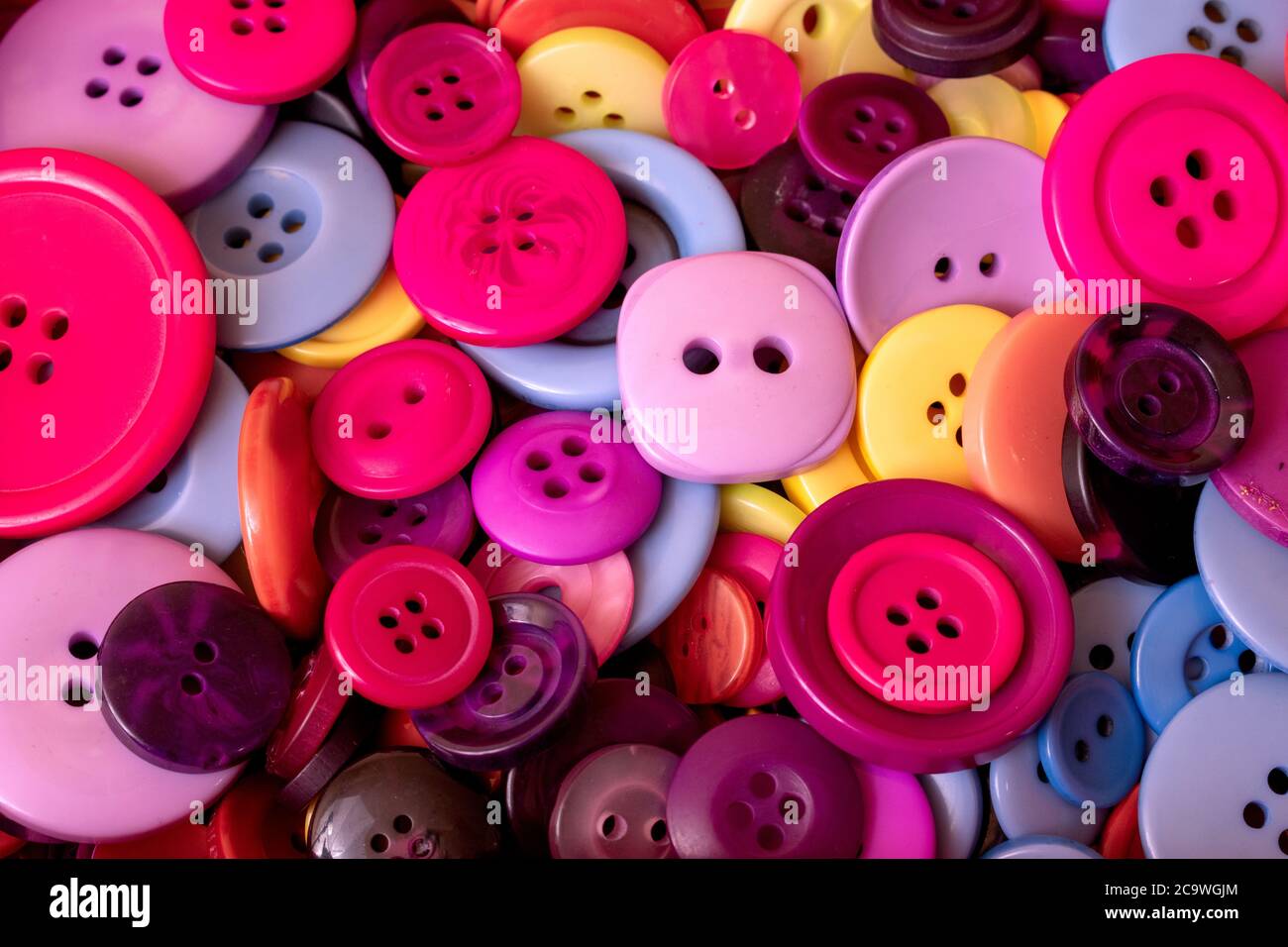 Sewing button rainbow hi-res stock photography and images - Alamy