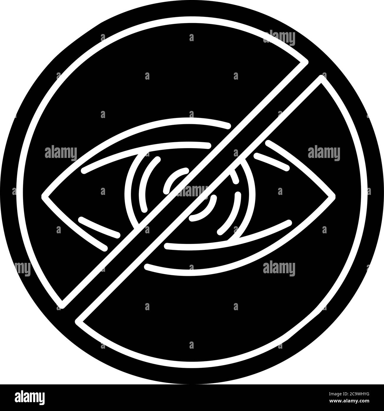 Legally blind Stock Vector Images Alamy