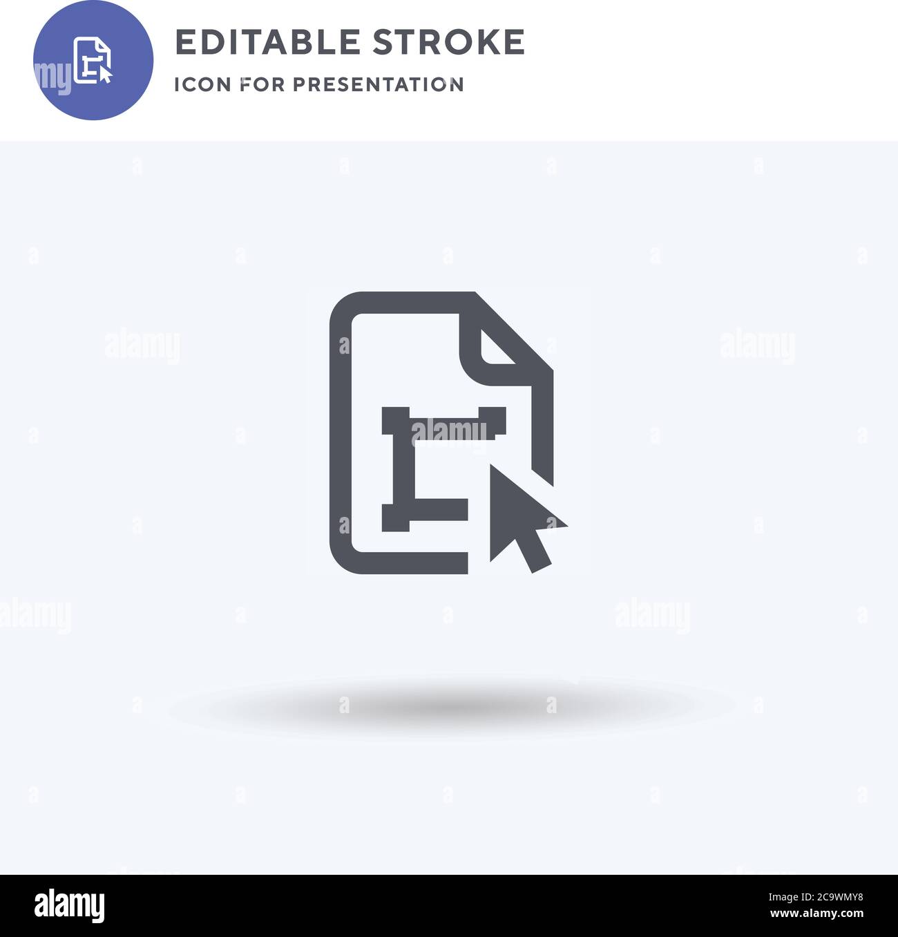 Project icon vector, filled flat sign, solid pictogram isolated on ...