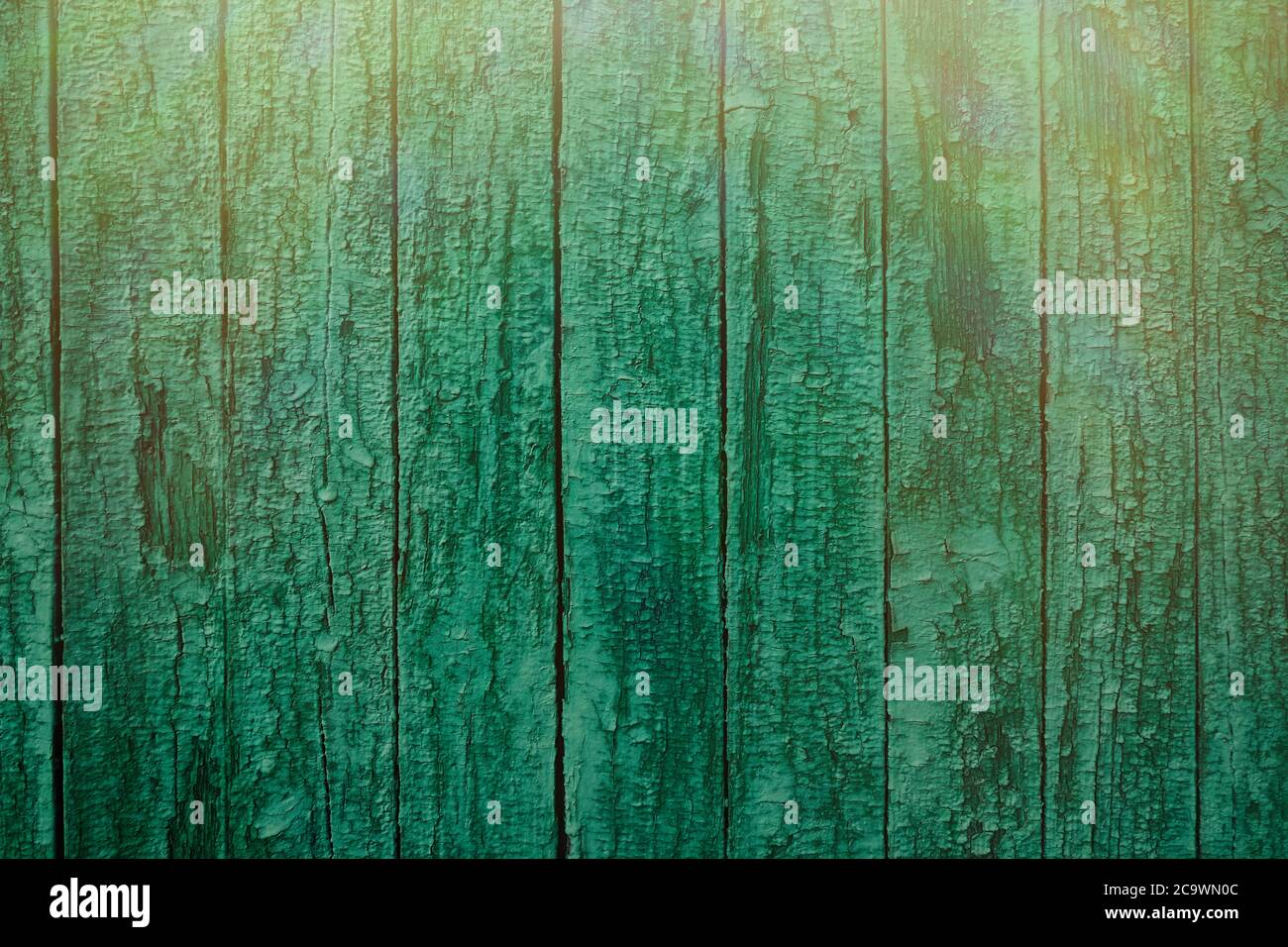 Abstract background with old wooden fence with green paint Stock Photo ...