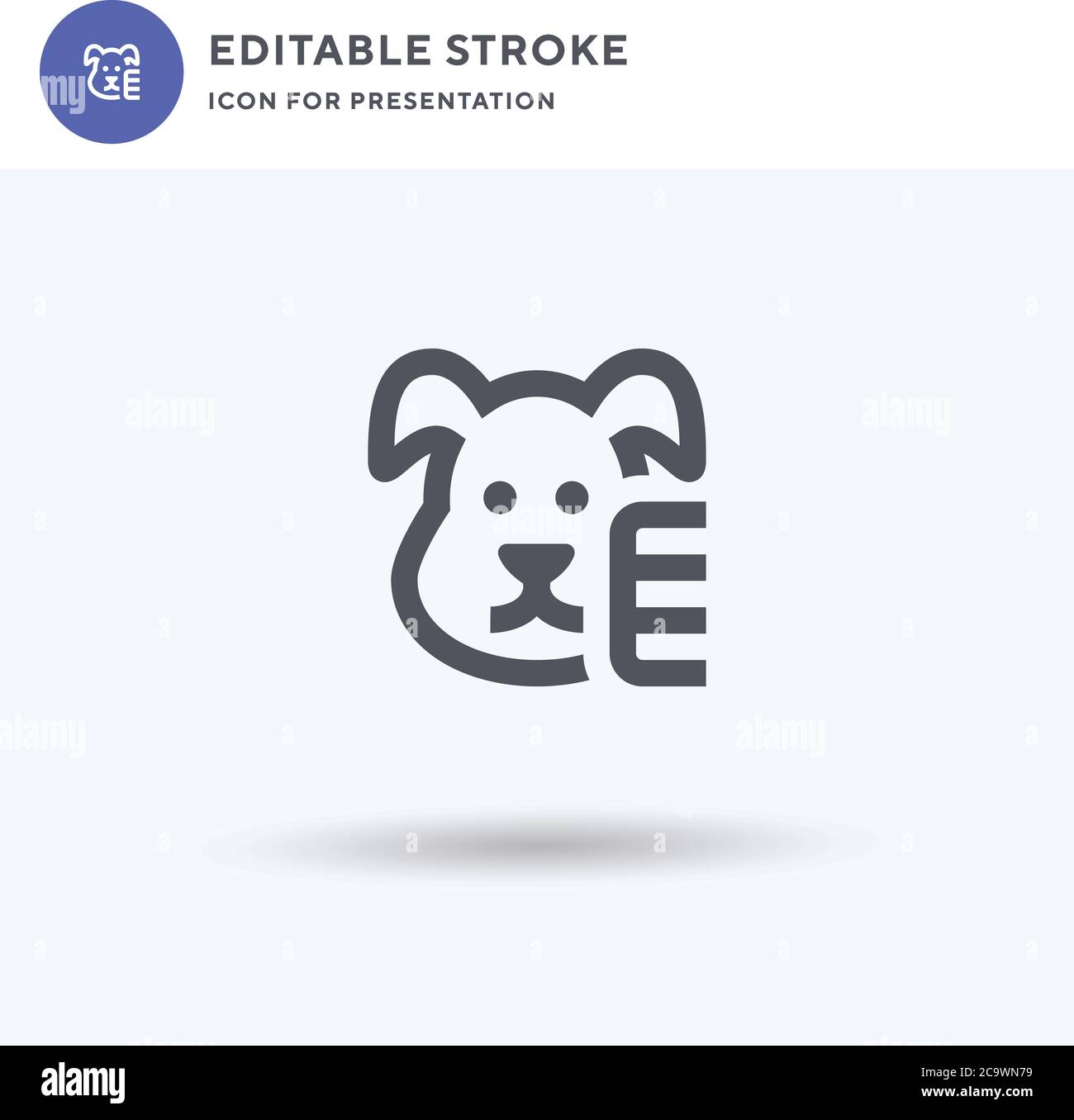 Pet icon vector, filled flat sign, solid pictogram isolated on white ...