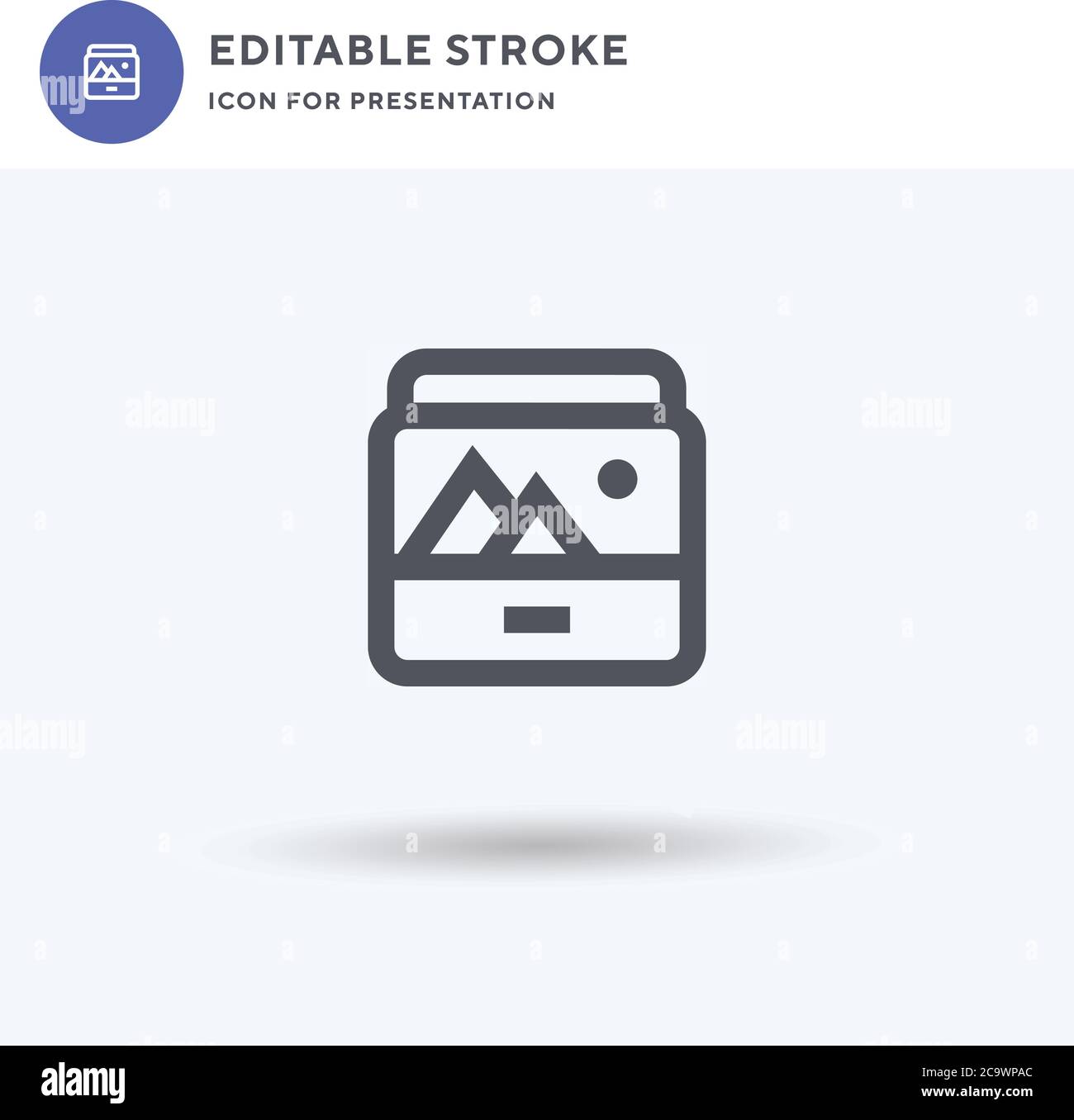 Collection icon vector, filled flat sign, solid pictogram isolated on ...