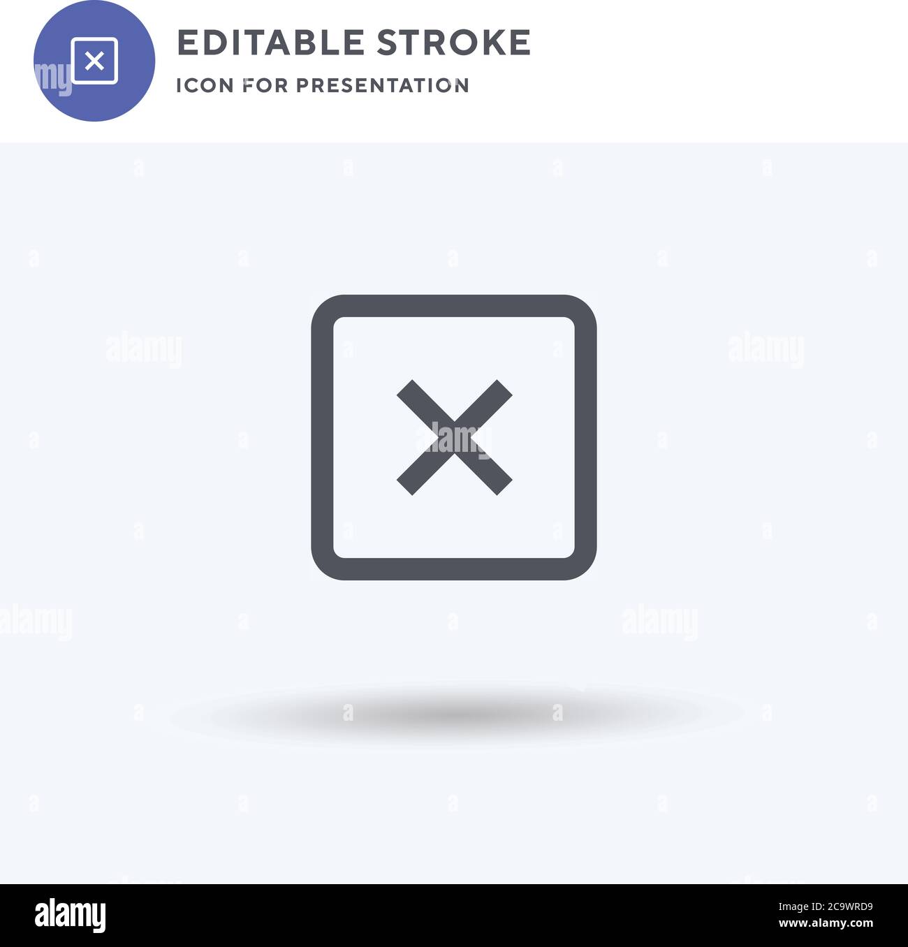 Multiplication icon vector, filled flat sign, solid pictogram isolated ...