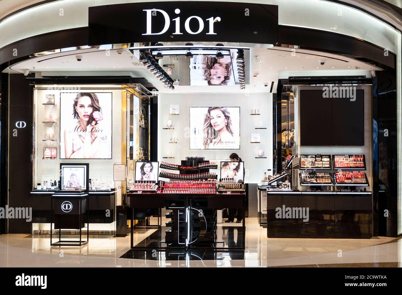 French Christian Dior luxury goods, clothing and beauty products store ...