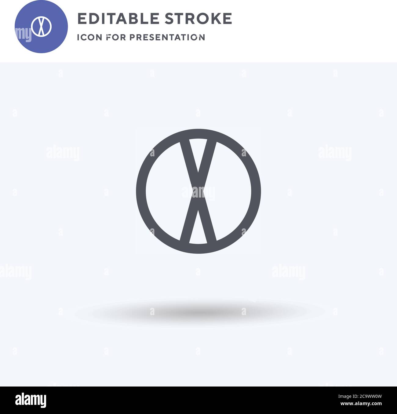 Complementary icon vector, filled flat sign, solid pictogram isolated on white, logo illustration. Complementary icon for presentation. Stock Vector