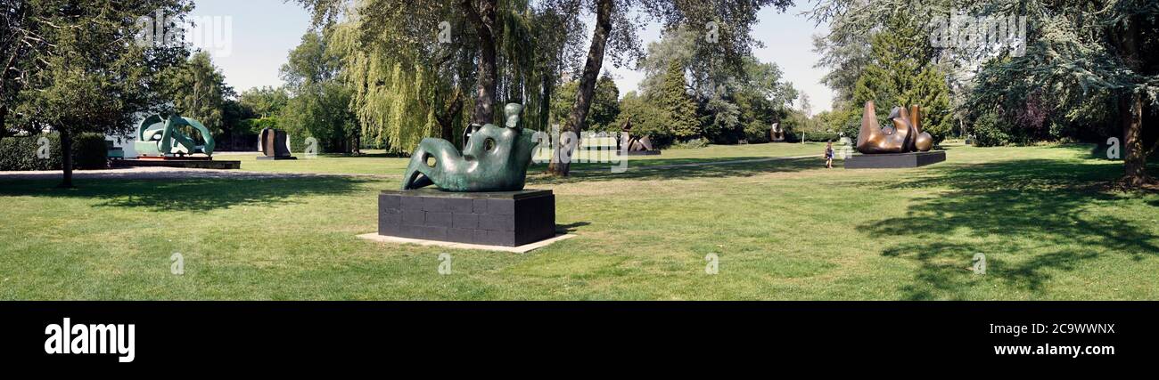 henry moore studios and garden perry green england Stock Photo