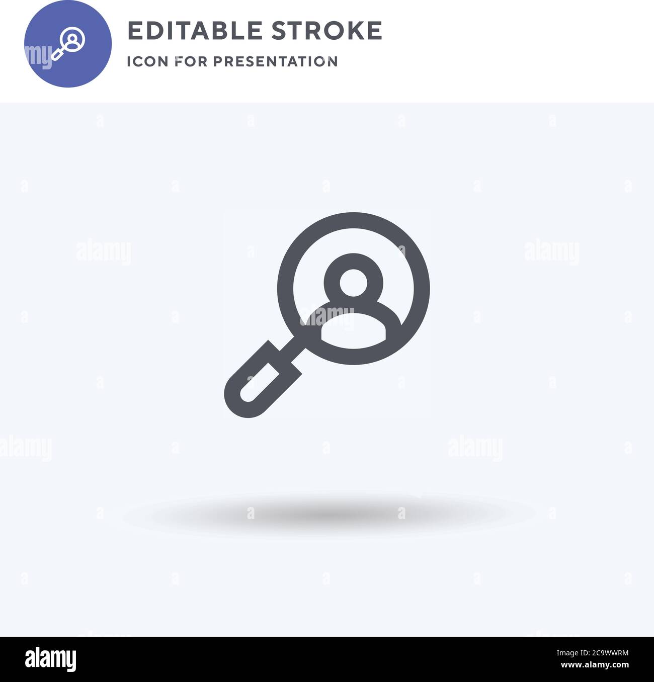 Human Resources icon vector, filled flat sign, solid pictogram isolated ...