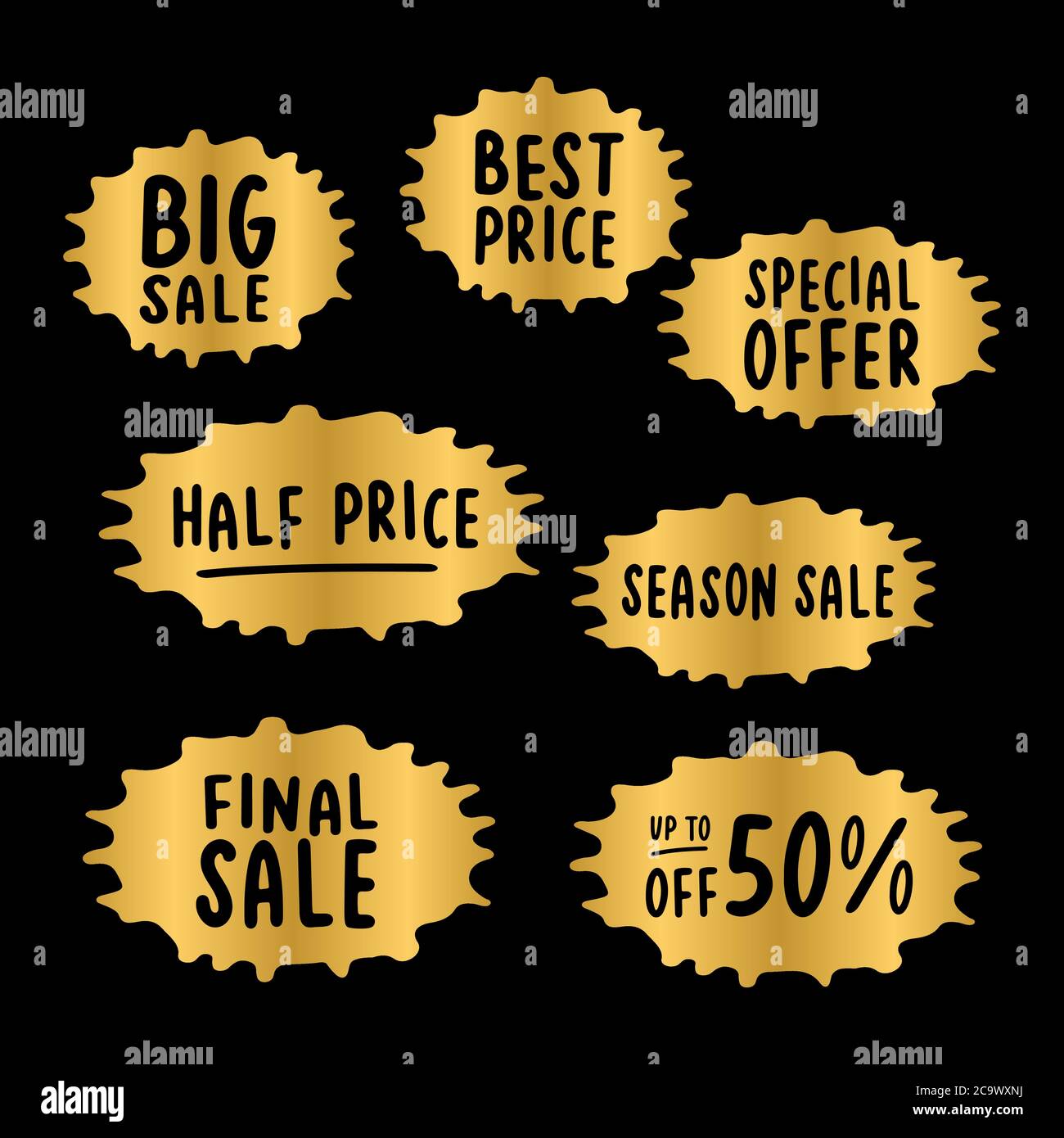 Gold Offer Tag High Resolution Stock Photography and Images Alamy