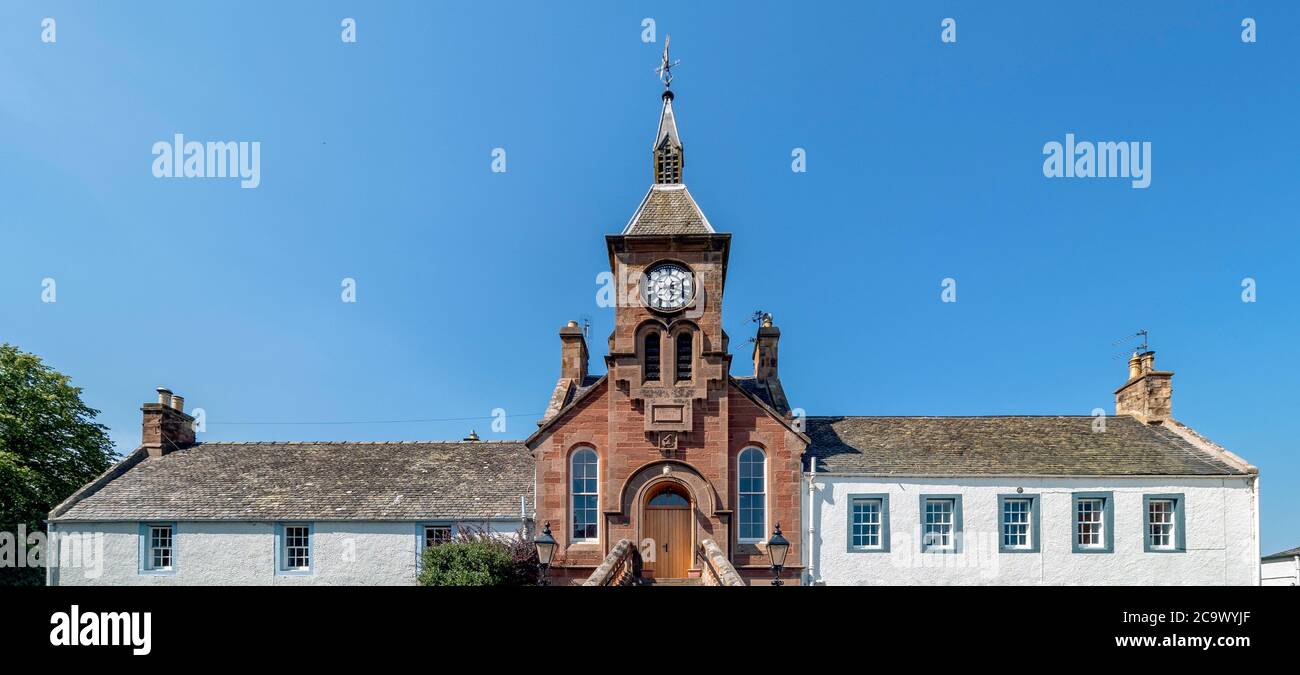 Gifford Town Hall, Gifford, East Lothian, Scotland, UK Stock Photo Alamy